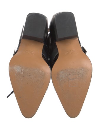 Chloé Suede Leather Trim Embellishment Lace-Up Boots