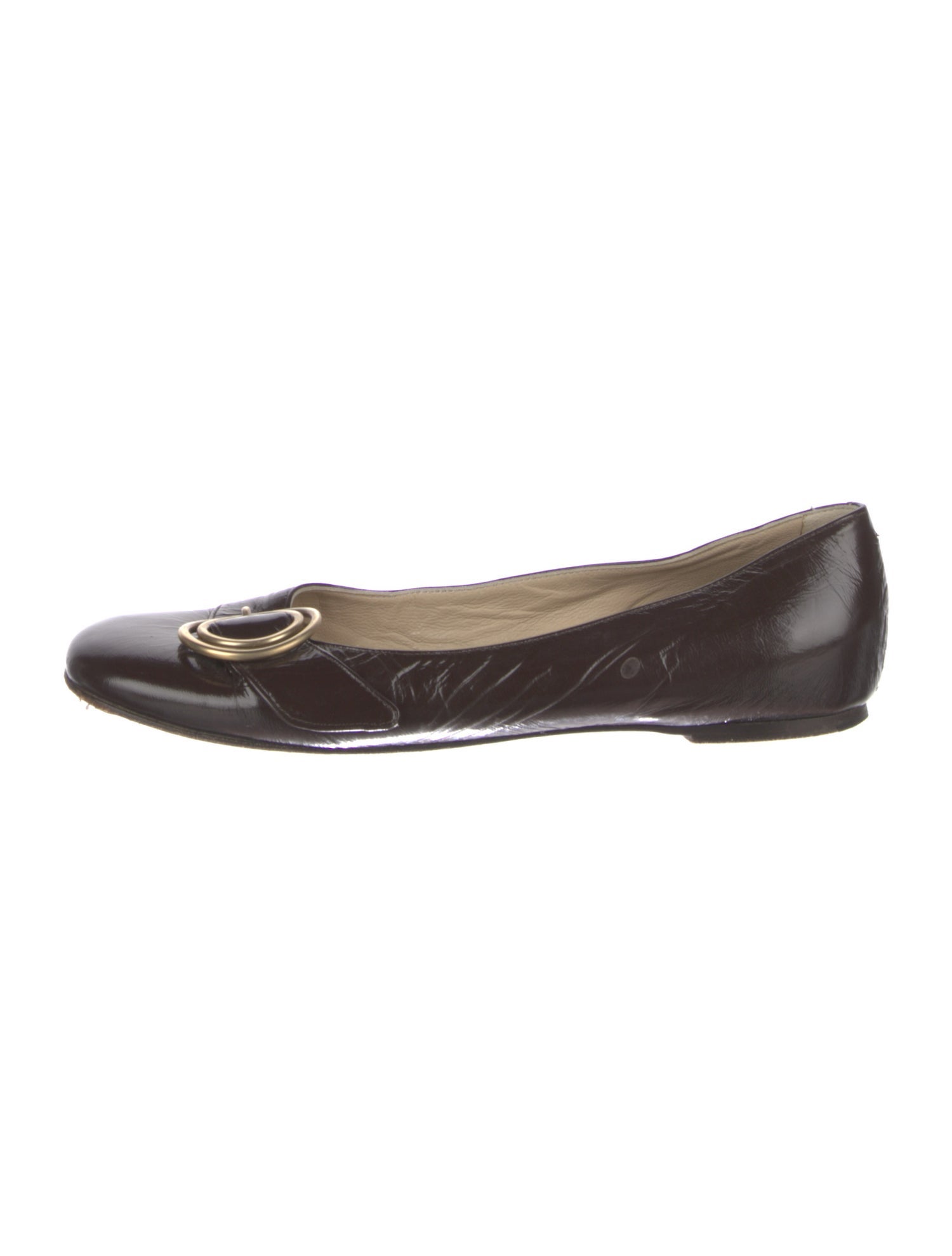 Chloé Patent Leather Ballet Flats