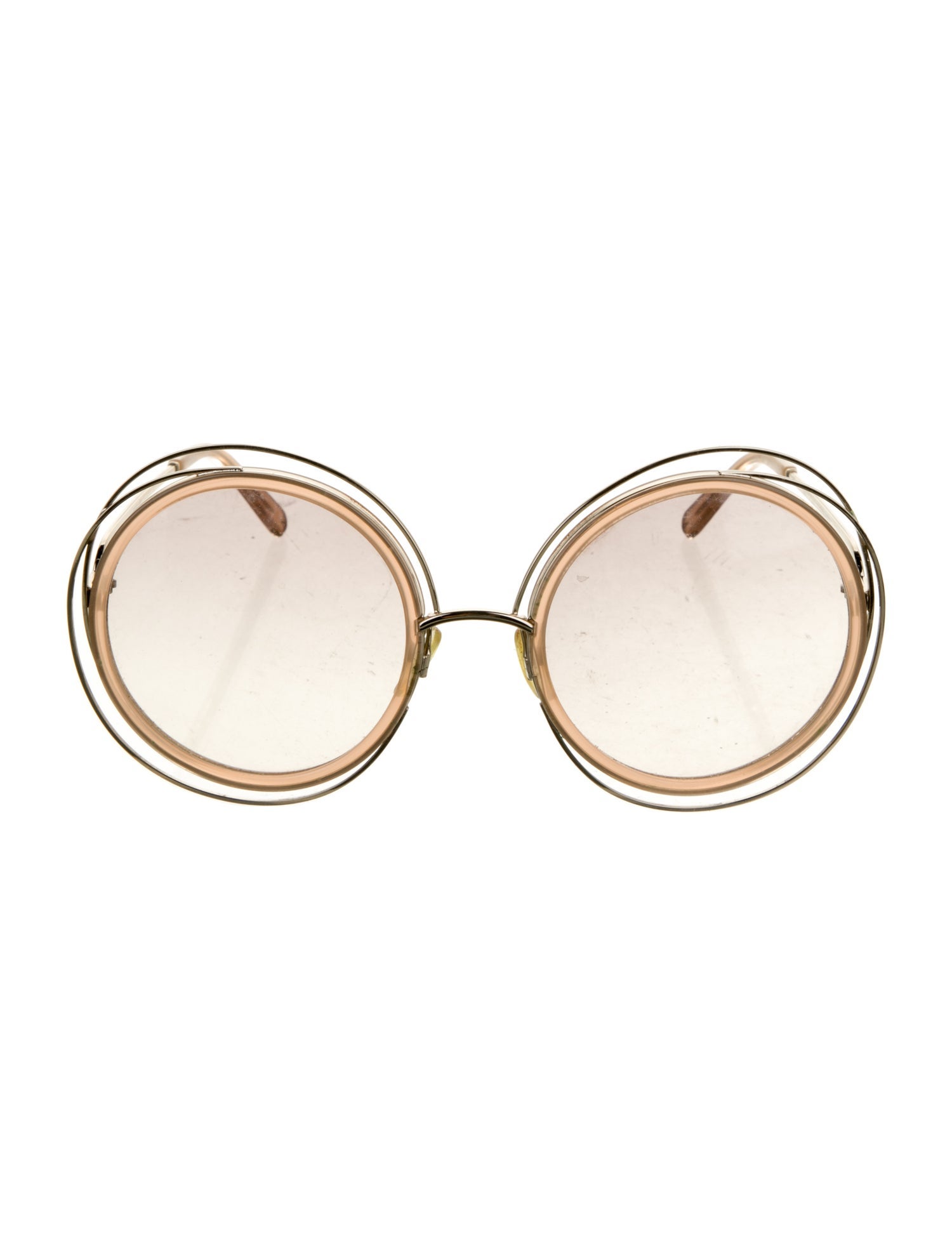 Chloé Round Gradient Sunglasses