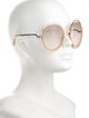 Chloé Round Gradient Sunglasses