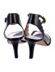 Chloé Leather Scalloped Accent Sandals