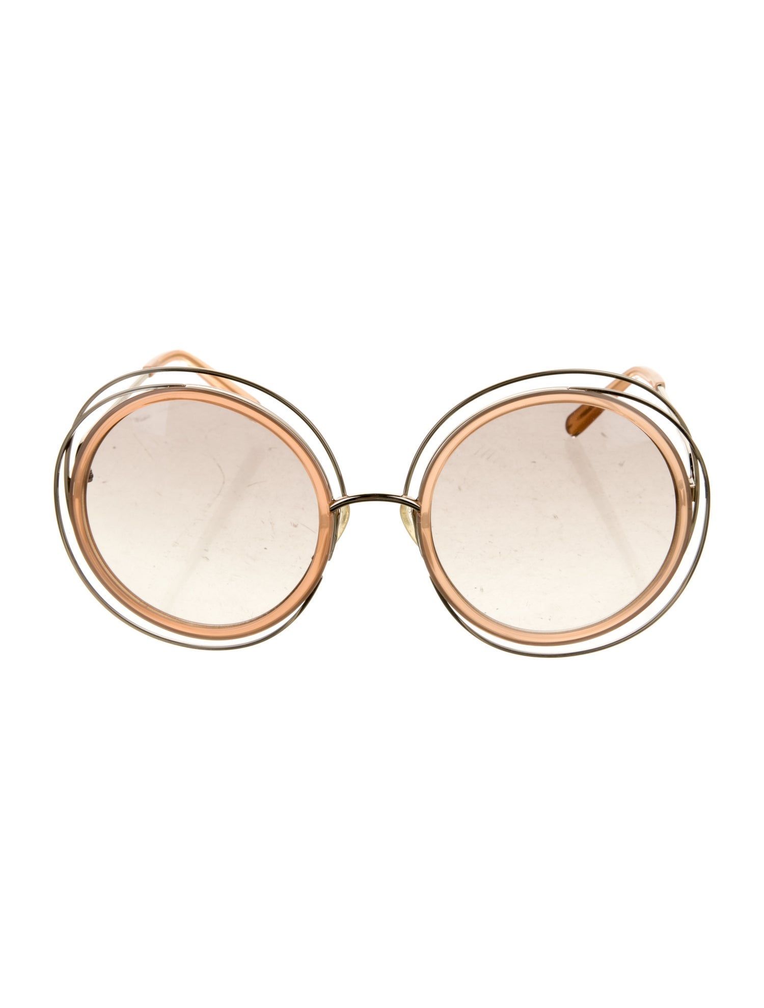 Chloé Round Gradient Sunglasses