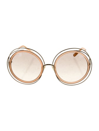 Chloé Round Gradient Sunglasses