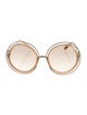 Chloé Round Gradient Sunglasses