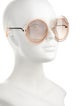 Chloé Round Gradient Sunglasses