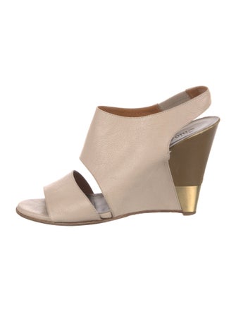 Chloé Leather Slingback Sandals