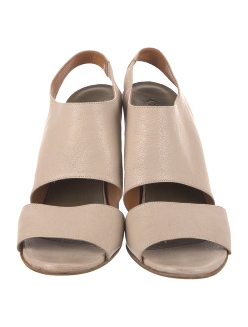 Chloé Leather Slingback Sandals