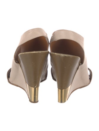 Chloé Leather Slingback Sandals