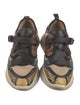 Chloé Leather Animal Print Sneakers