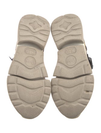 Chloé Leather Animal Print Sneakers