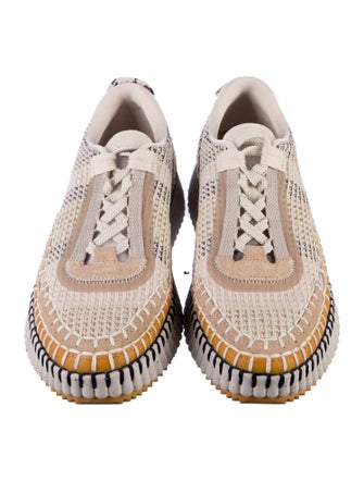 Chloé Colorblock Pattern Sneakers
