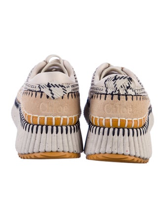 Chloé Colorblock Pattern Sneakers