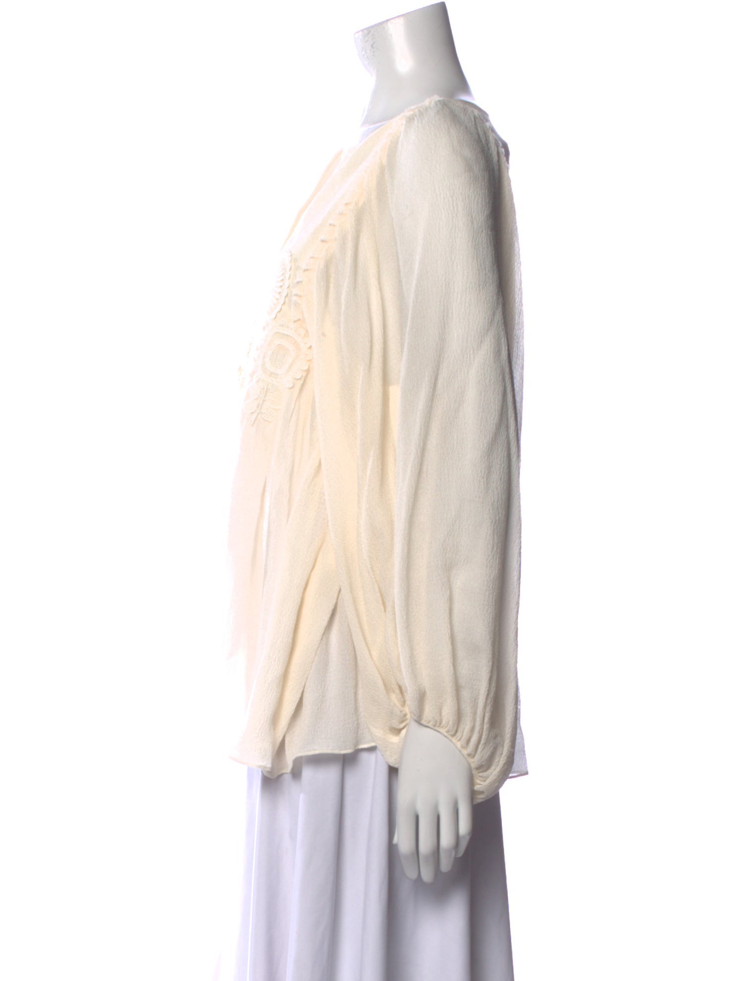 Chloé Silk V-Neck Tunic w/ Tags