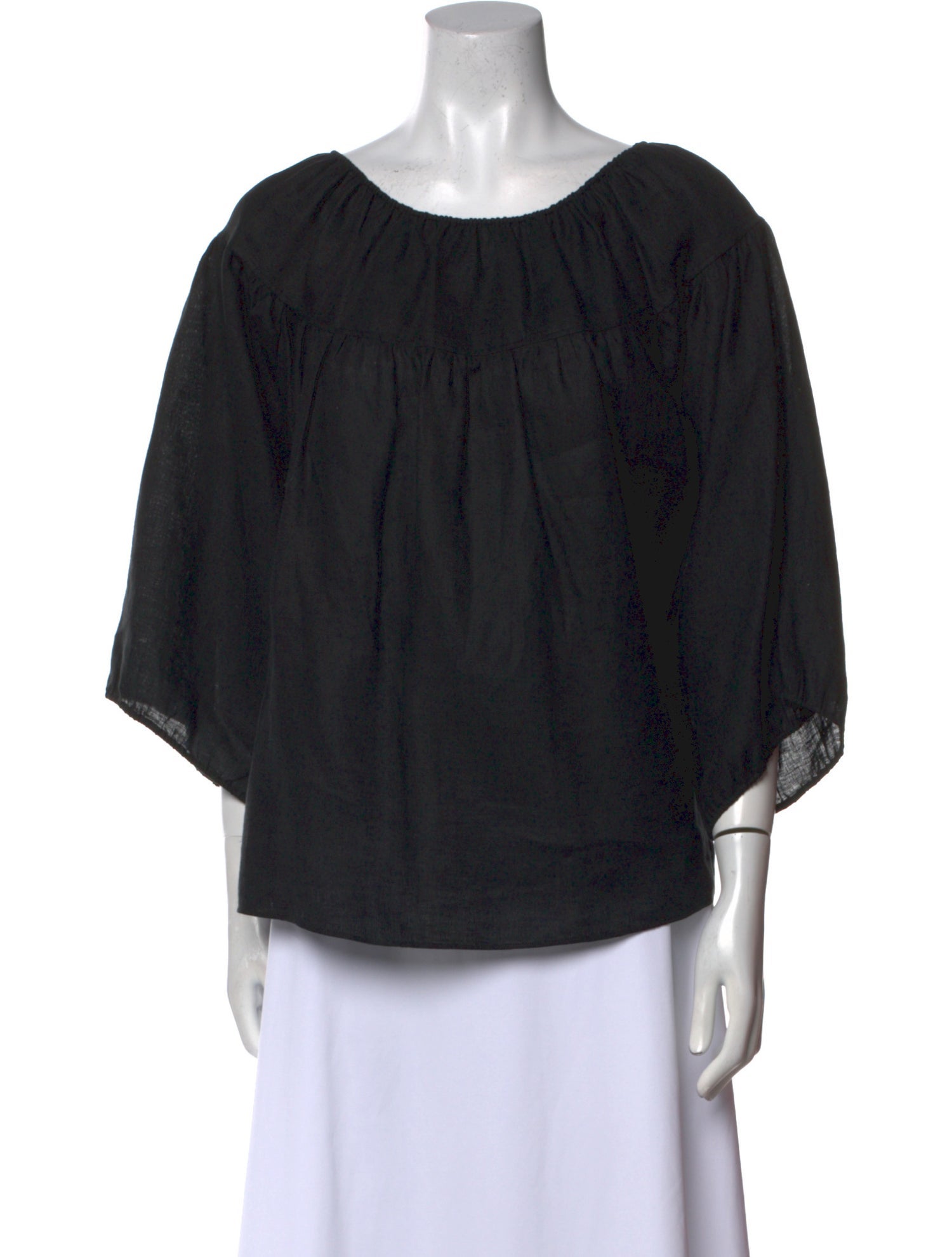 Chloé Silk Scoop Neck Blouse