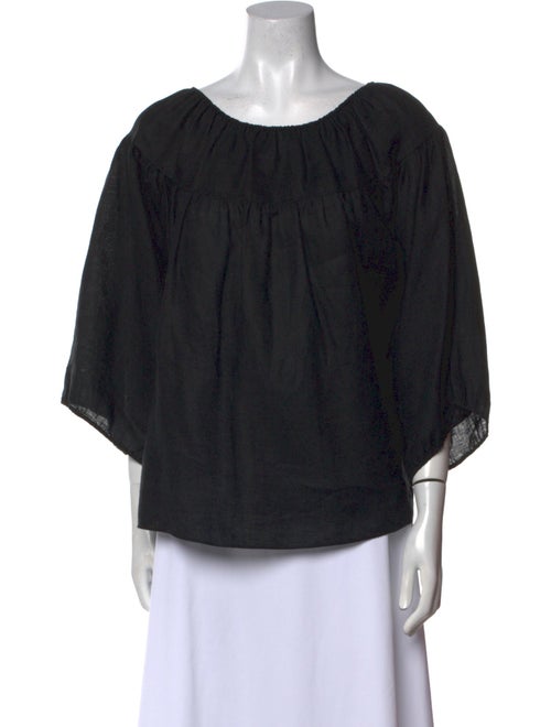 Chloé Silk Scoop Neck Blouse