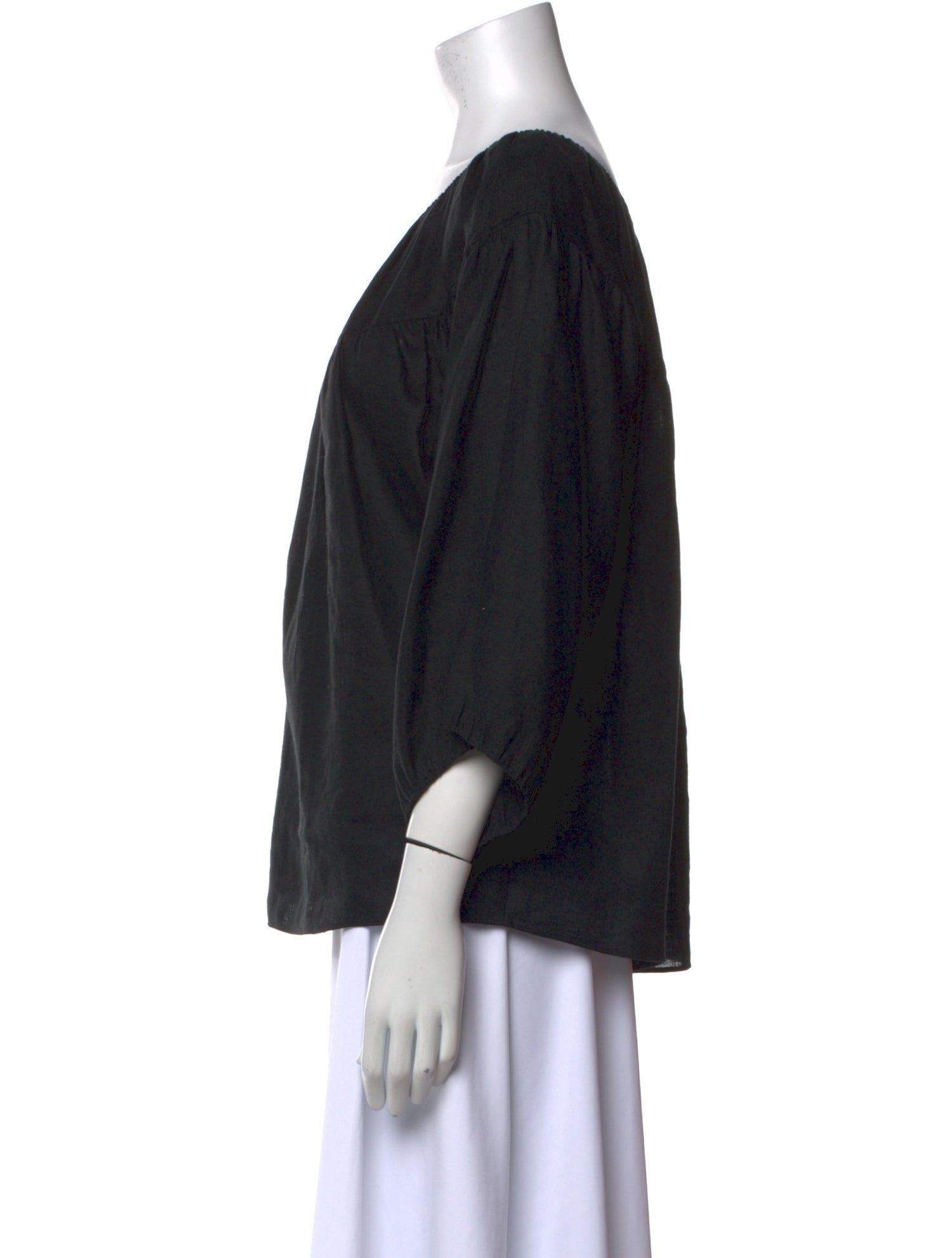 Chloé Silk Scoop Neck Blouse