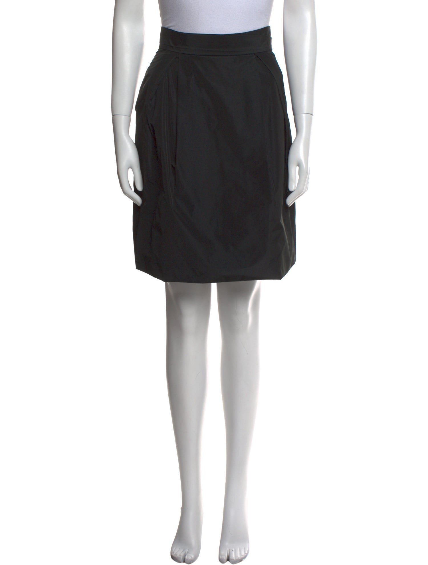 Chloé Pleated Accents Knee-Length Skirt