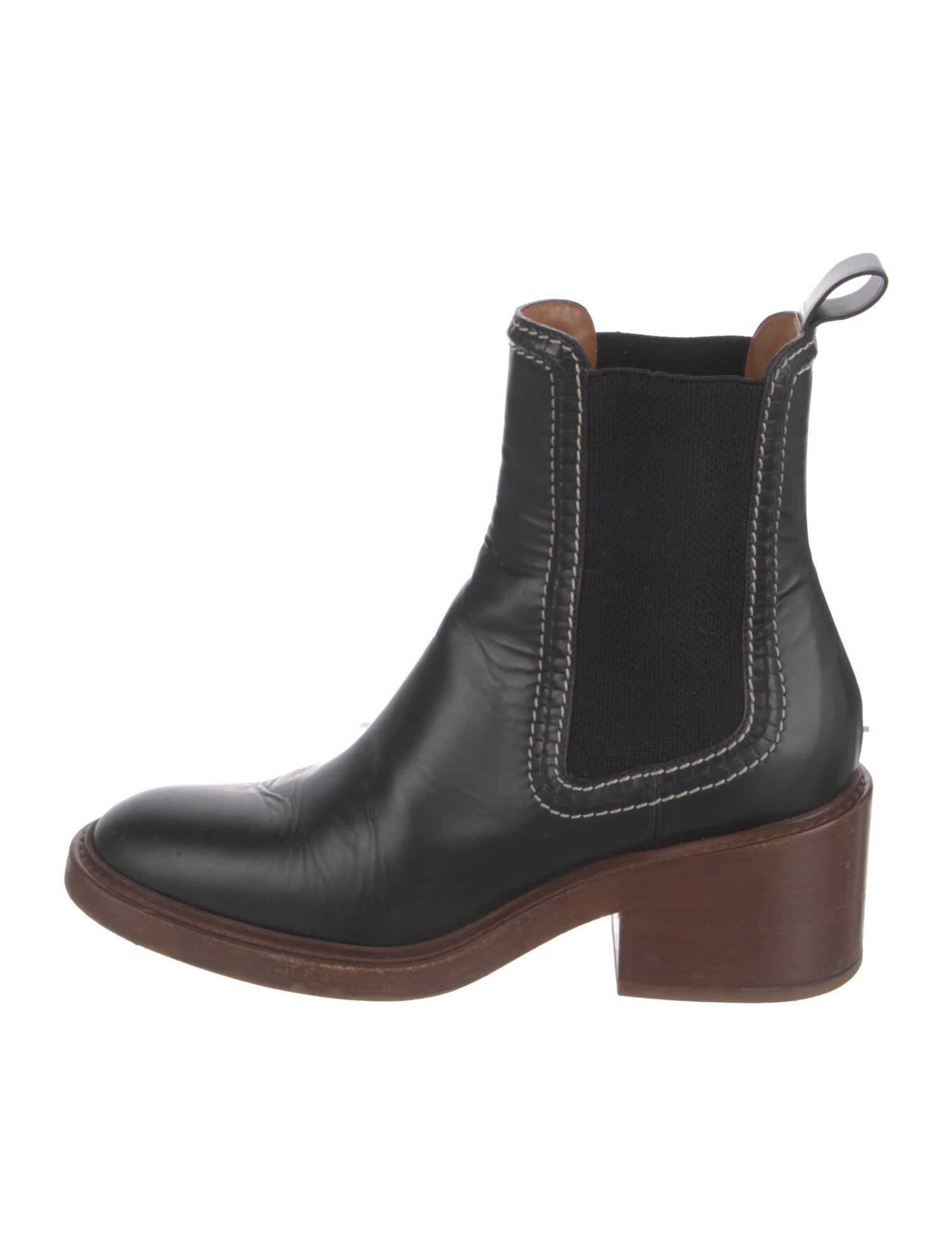 Chloé Leather Chelsea Boots