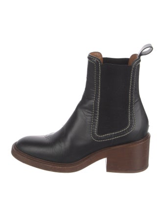 Chloé Leather Chelsea Boots