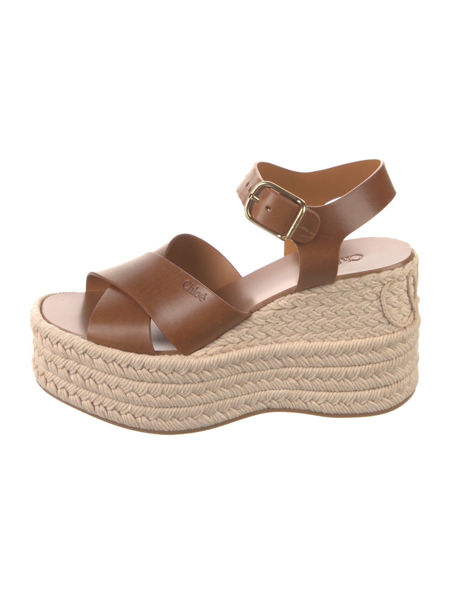 Chloé Leather Espadrilles