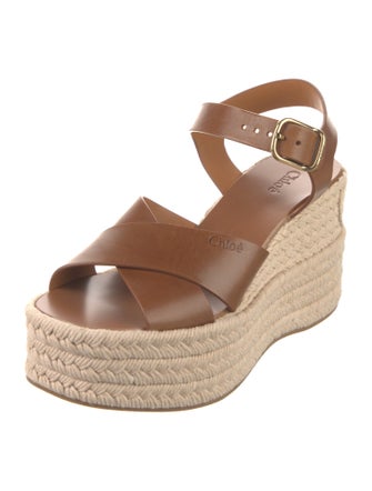 Chloé Leather Espadrilles