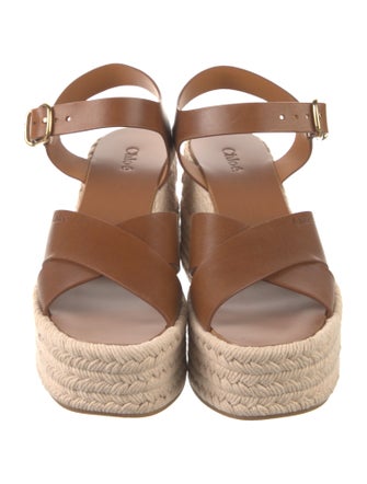 Chloé Leather Espadrilles