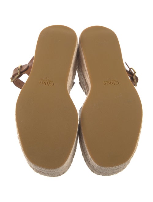 Chloé Leather Espadrilles