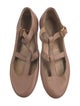 Chloé Leather Cutout Accent Mary Jane Flats
