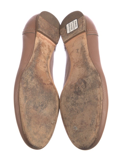 Chloé Leather Cutout Accent Mary Jane Flats