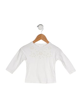 Chloé Embroidered Long Sleeve Top
