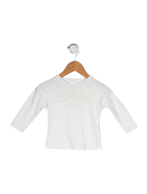 Chloé Embroidered Long Sleeve Top