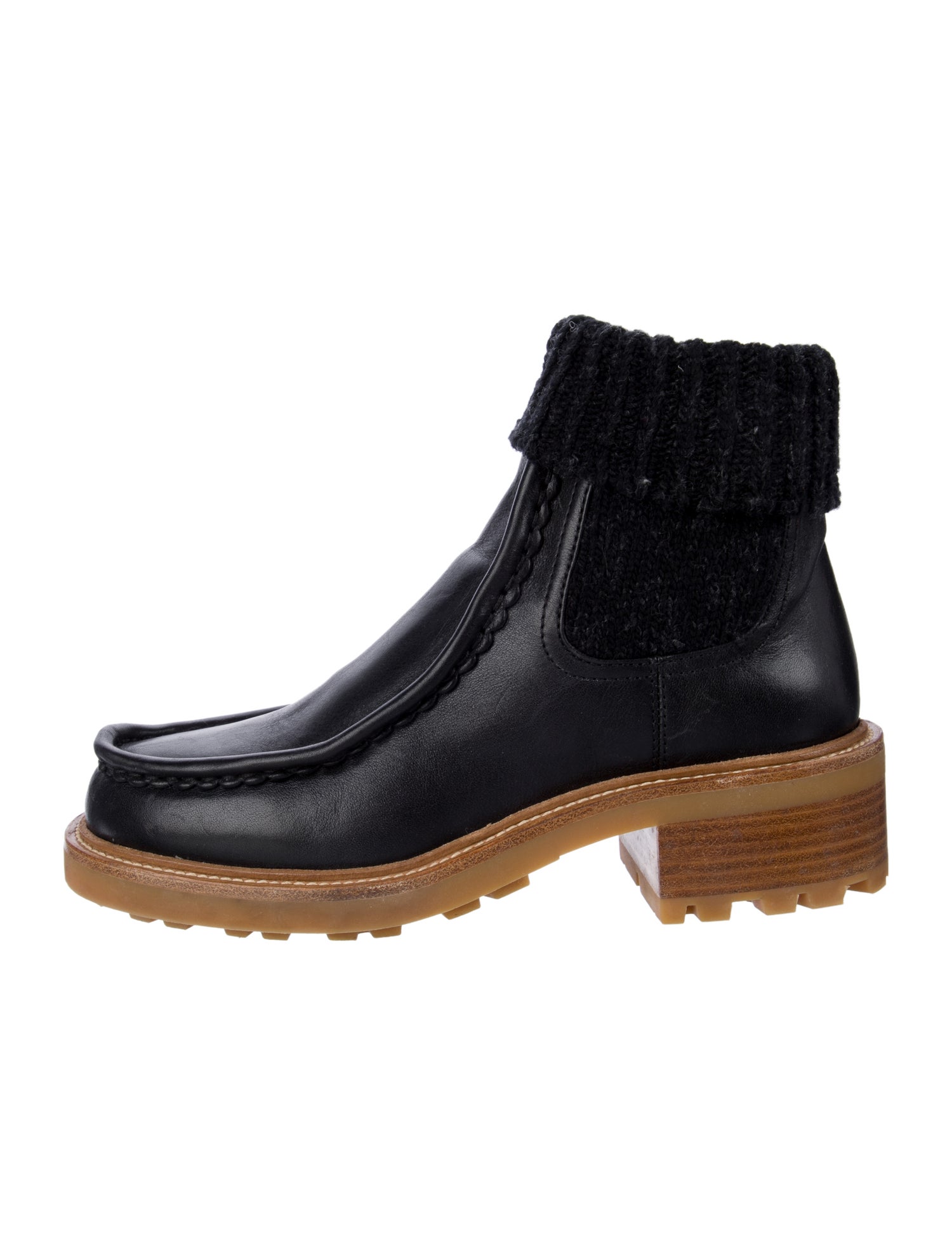 Chloé Leather Chelsea Boots