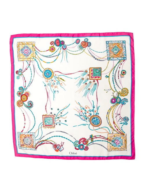 Chloé Silk Printed Scarf