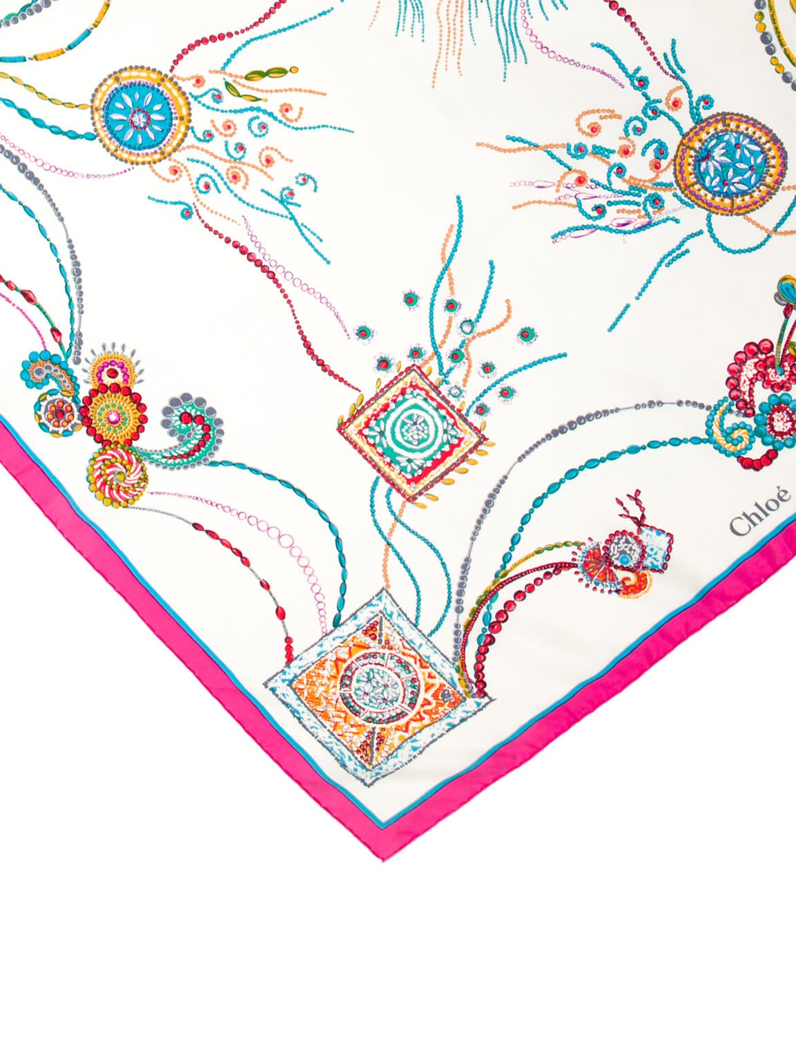 Chloé Silk Printed Scarf