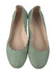 Chloé Leather Scalloped Accent Flats