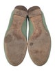 Chloé Leather Scalloped Accent Flats