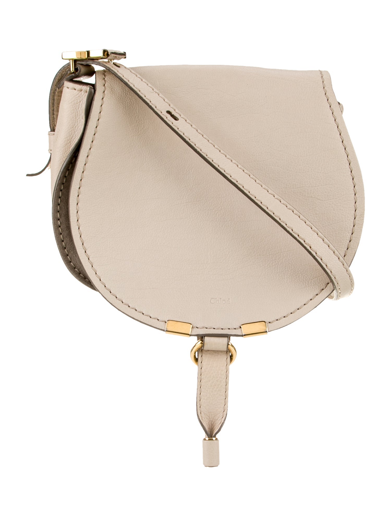 Chloé Leather Small Marcie saddle bag Small