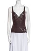 Chloé Jersey Lace Pattern Top