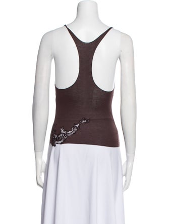 Chloé Jersey Lace Pattern Top