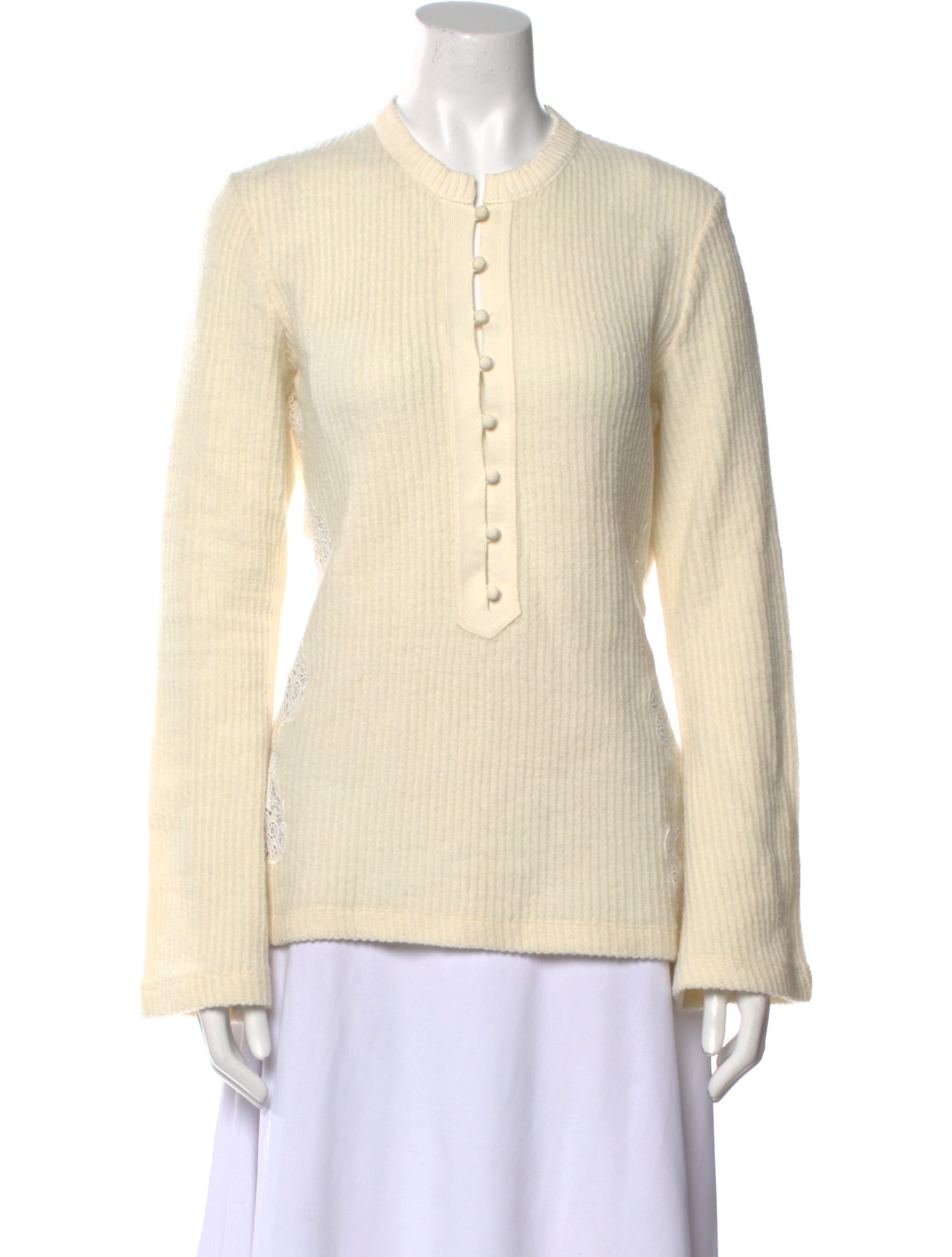 Chloé Virgin Wool Crew Neck Sweater