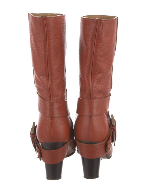 Chloé Leather Moto Boots