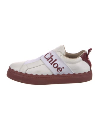 Chloé Leather Printed Sneakers