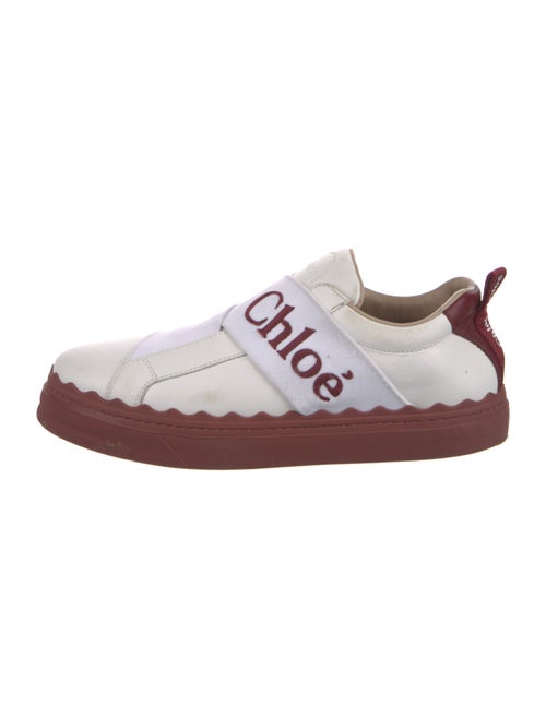Chloé Leather Printed Sneakers