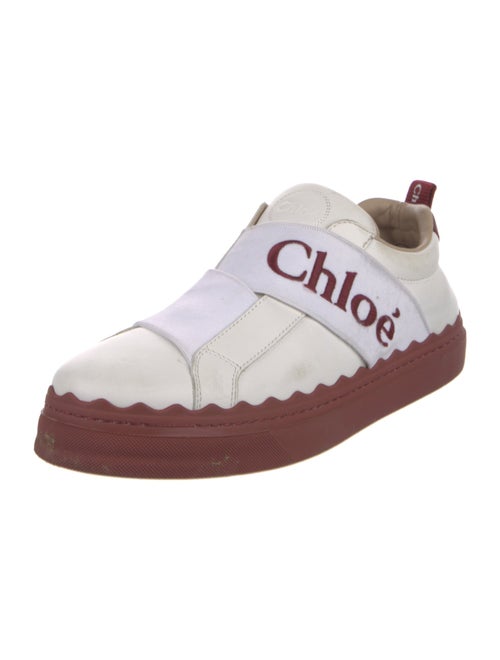 Chloé Leather Printed Sneakers