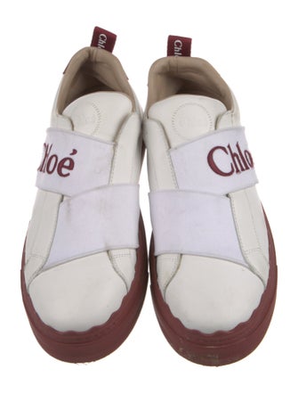 Chloé Leather Printed Sneakers