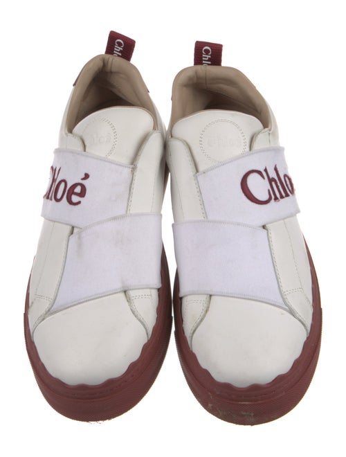 Chloé Leather Printed Sneakers