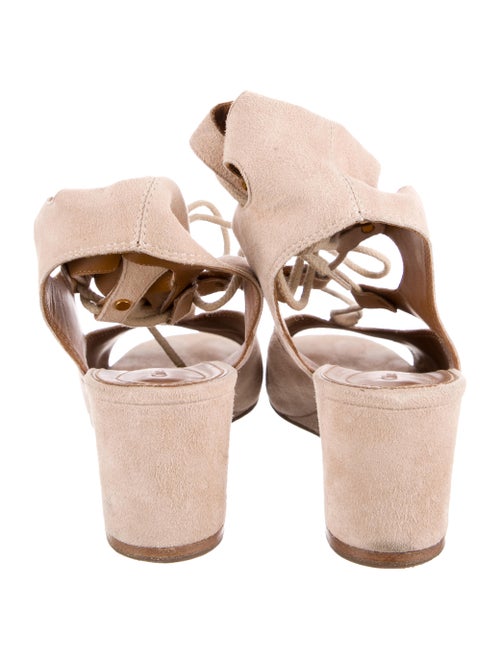 Chloé Suede Gladiator Sandals