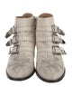 Chloé Leather Studded Accents Boots