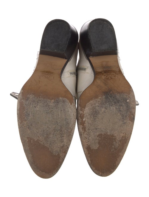 Chloé Leather Studded Accents Boots