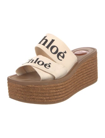 Chloé Canvas Printed Espadrilles